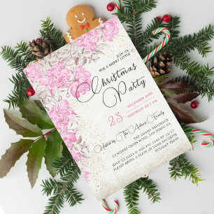 Weihnachts-Neujahrsdusche Brunch Party Einladung