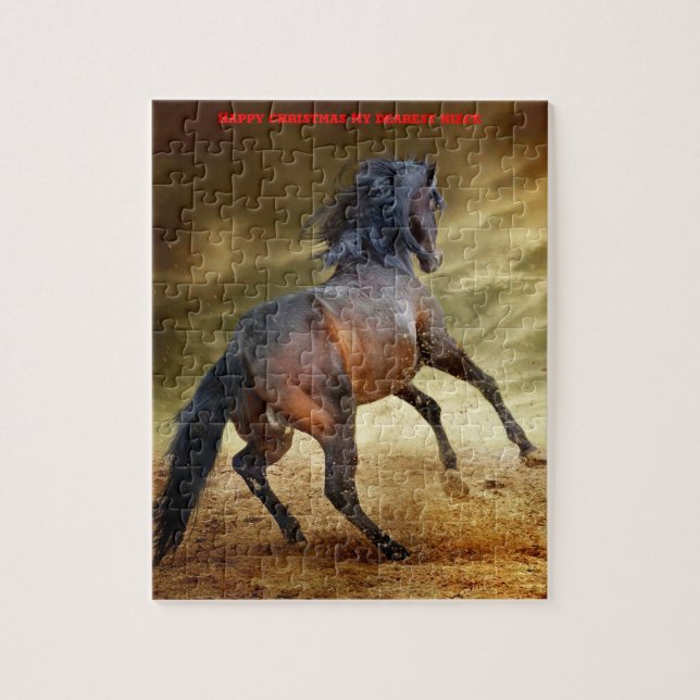 Weihnachts-Nichte. Jigsaw Puzzle (Vertikal)