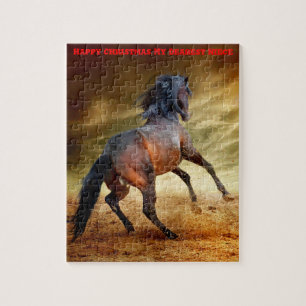 Weihnachts-Nichte. Puzzle