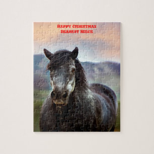 Weihnachts-Nichte. Puzzle