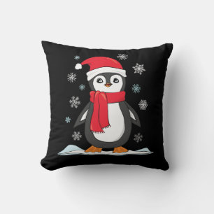 Weihnachts-Niedlich-Pinguin Kissen