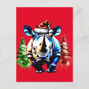 Weihnachts-niedlicher Welpe Postkarte