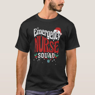 Weihnachts-Notaufnahme-Krankenschwester Arzt Notfa T-Shirt