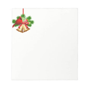 Weihnachts-Notepad-Bells Notizblock