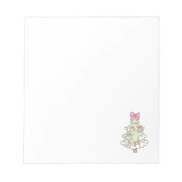 Weihnachts-Notepad - Feierliche Stationierung für Notizblock