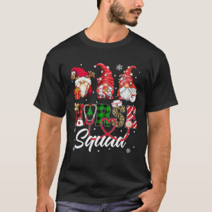 Weihnachts Nurse Crew Squad Gnome Xmas Pflege Paja T-Shirt