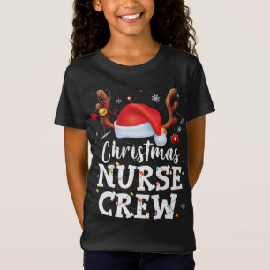 Weihnachts-Nurse-Crew Weihnachtsmannmütze Kostüm N T-Shirt