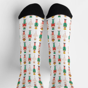 Weihnachts-Nussknacker-Ballerina Socken