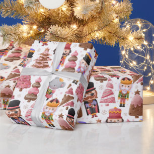 Weihnachts-Nussknacker Geschenkpapier