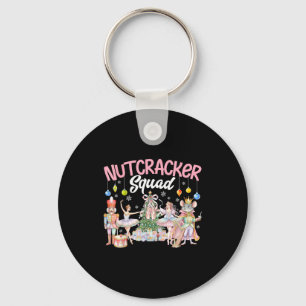 Weihnachts-Nussknacker-Squad-Ballett-Familie passe Schlüsselanhänger