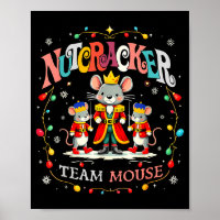 Weihnachts-Nussknacker-Team-Maus-Frauen-Kinder-Mäd