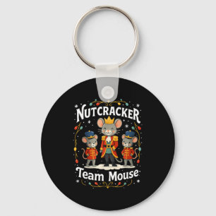 Weihnachts Nussknacker Team Maus Lustiger Soldat X Schlüsselanhänger