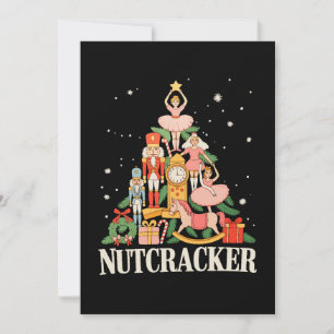 Weihnachts Nussknacker Truppe Ballett Tanz Xmas Feiertagskarte