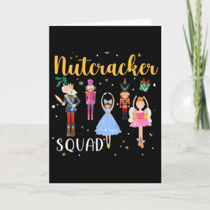 Weihnachts-Nussknacker-Truppe Byllet Tanz Frauen K Karte