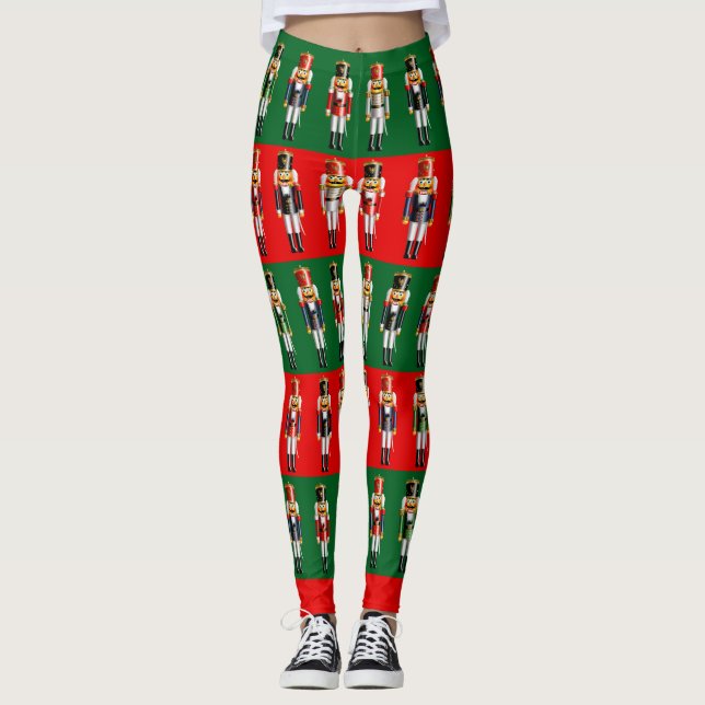 Weihnachts-Nutcracker-Armee-Legion Leggings (Vorderseite)