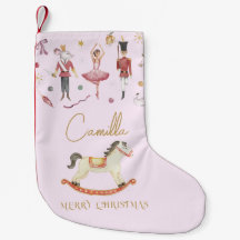 Weihnachts Nutcracker Ballerina Rocking Horse Kids