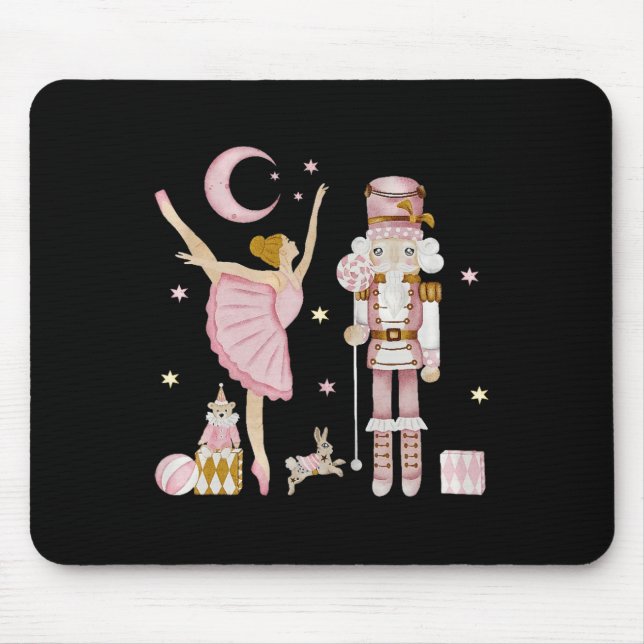 Weihnachts-Nutcracker Byllet Niedliche Weihnachtsg Mousepad (Vorne)