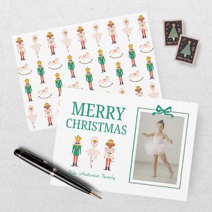 Weihnachts-Nutcracker-Foto Feiertagskarte