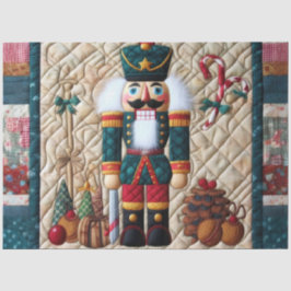 Weihnachts-Nutcracker Green Red Seidenpapier