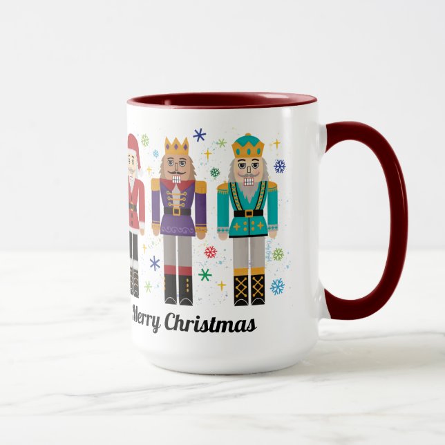Weihnachts-Nutcracker-Holiday Toy Soldier-Tasse Tasse (Rechts)