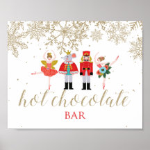 Weihnachts Nutcracker Hot Chocolate Bar Gold Poste