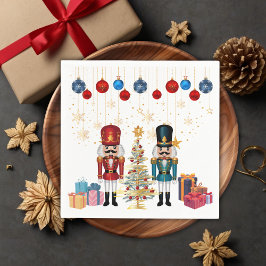 Weihnachts-Nutcracker Ornaments Baby Shower Serviette