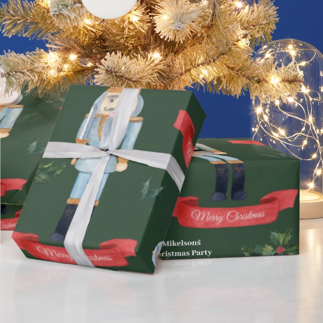 Weihnachts-Nutcracker-Papier Geschenkpapier (Feiertage)