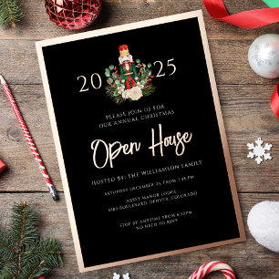 Weihnachts-Nutcracker-Party Folien Feiertagskarte