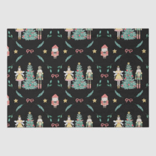Weihnachts-Nutcracker Soldiers & Fairies auf schwa Seidenpapier