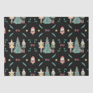 Weihnachts-Nutcracker Soldiers & Fairies auf schwa Seidenpapier