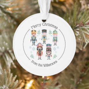 Weihnachts-Nutcracker-Spielzeugsoldaten Ornament