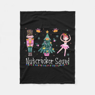 Weihnachts-Nutcracker Squad Ballett-Tanz Frauen Ki Fleecedecke