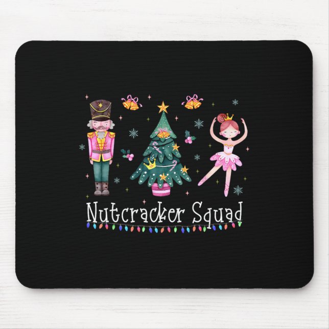 Weihnachts-Nutcracker Squad Ballett-Tanz Frauen Ki Mousepad (Vorne)