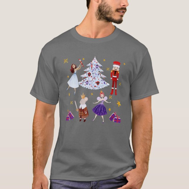 Weihnachts-Nutcracker Squad Ballett-Tanz Frauen Ki T-Shirt (Vorderseite)