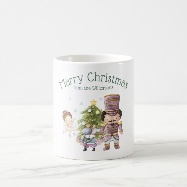 Weihnachts Nutcracker Sugum Fairy & Mouse King Kaffeetasse (Mittel)