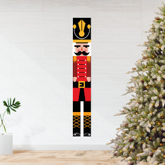 Weihnachts-Nutcracker Traditioneller roter Banner
