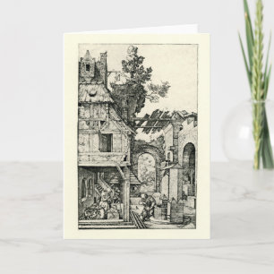 Weihnachts- oder Christusgeburt durch Albrecht Feiertagskarte