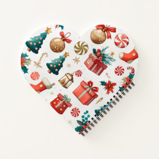 Weihnachts-Ofenhandschuhe und Topflappen Notizbuch