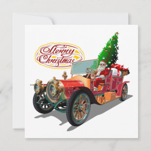 Weihnachts-Oldtimer Einladung