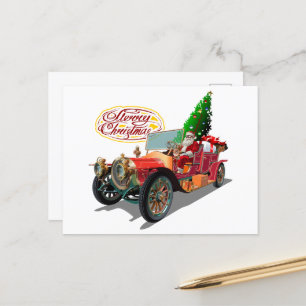 Weihnachts-Oldtimer Postkarte