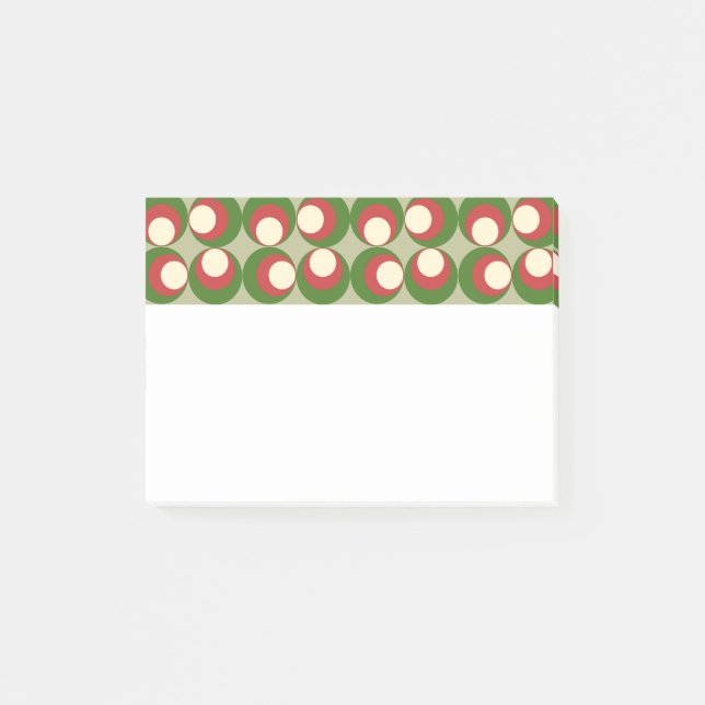 Weihnachts-Oliven  Post-it Klebezettel (Vorderseite)