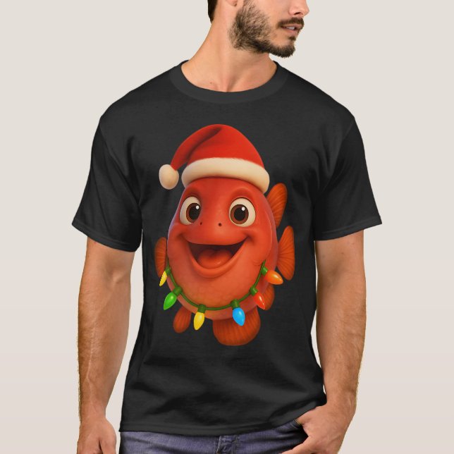 Weihnachts-Opah-Fisch T-Shirt (Vorderseite)