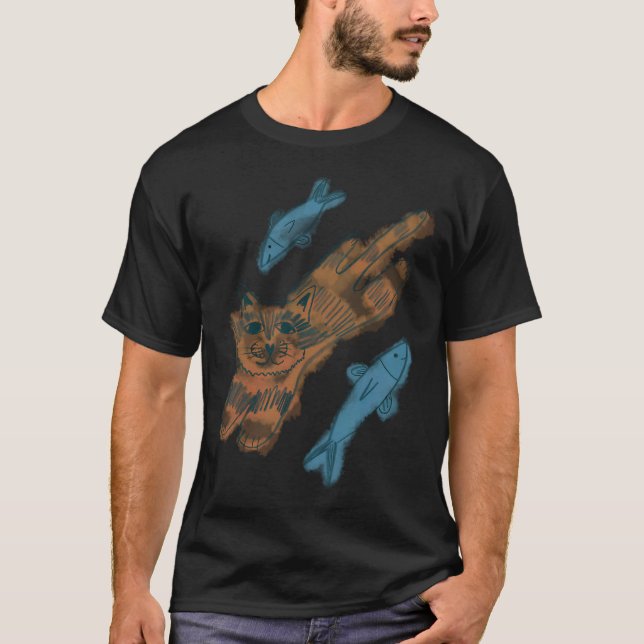 Weihnachts-Opaleye-Fisch T-Shirt (Vorderseite)