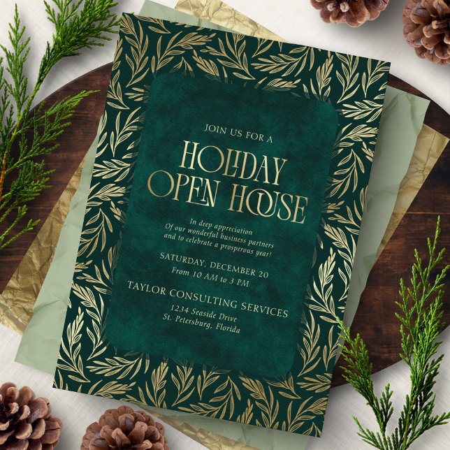 Weihnachts-Open-House-Einladung Einladung (Von Creator hochgeladen)