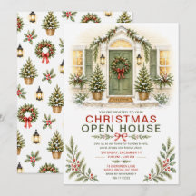 Weihnachts-Open-House-Feier