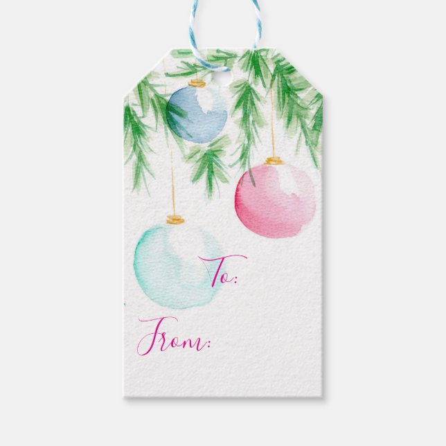 Weihnachts-Ornament-Anhänger Geschenkanhänger (Vorderseite)