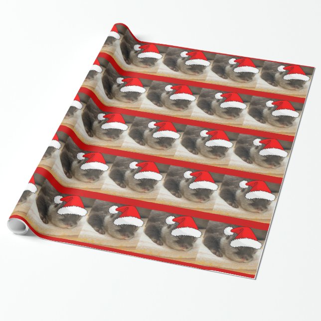 Weihnachts-Otter Geschenkpapier (Ungerollt)
