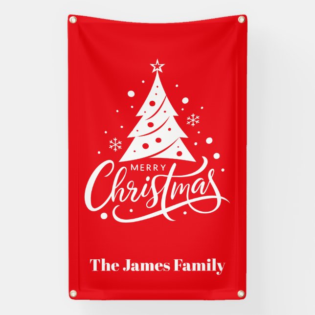 Weihnachts-Outdoor Banner (Vertikal)
