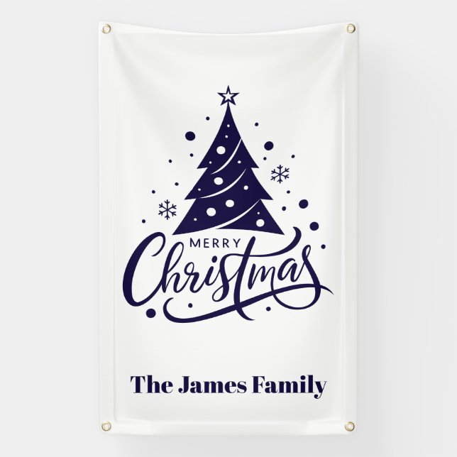 Weihnachts-Outdoor Banner (Vertikal)
