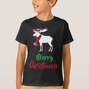 Weihnachts-Pajama - Heiligenmoose-Weihnachtsmannmü T-Shirt